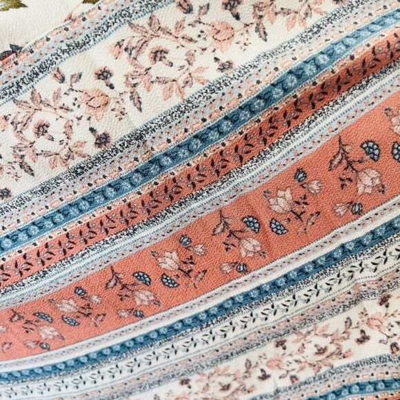 Knox Rose Cream Floral Maxi Dress size L. - Picture 5 of 9